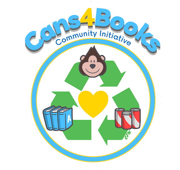 Cans4Books logo.